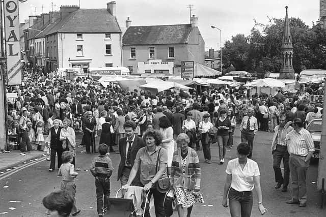 A 1980s image of the Ould Lammas Fair
