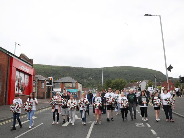 Ballymurphy Parade pays tribute to those killed