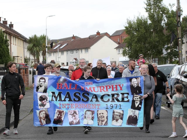 Ballymurphy Parade pays tribute to those killed