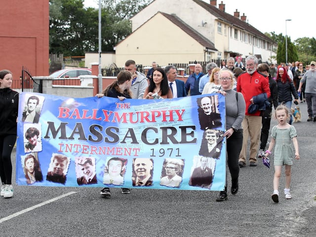 Ballymurphy Parade pays tribute to those killed