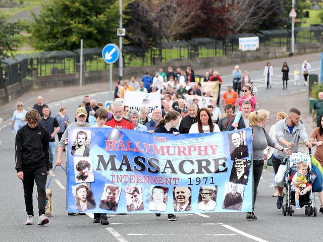 Ballymurphy Parade pays tribute to those killed