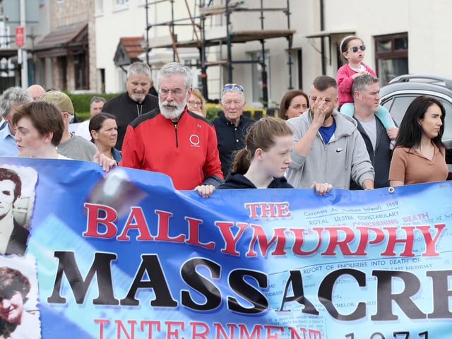 Ballymurphy Parade pays tribute to those killed