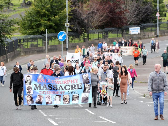 Ballymurphy Parade pays tribute to those killed