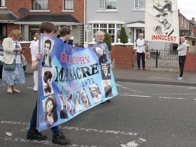 Ballymurphy Parade pays tribute to those killed
