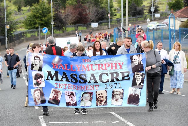 Ballymurphy Parade pays tribute to those killed