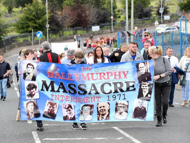 Ballymurphy Parade pays tribute to those killed