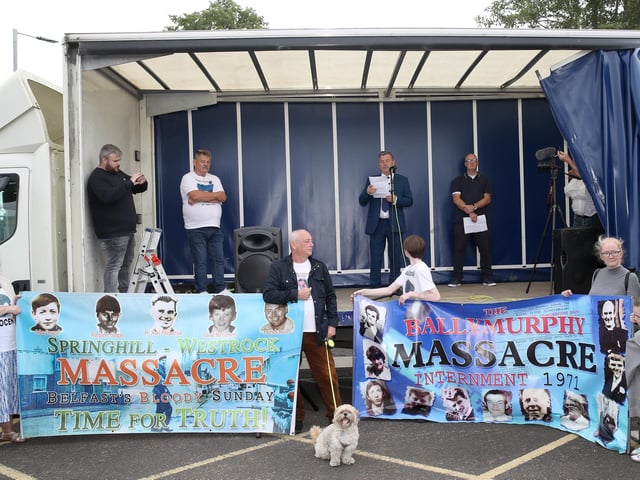 Ballymurphy Parade pays tribute to those killed