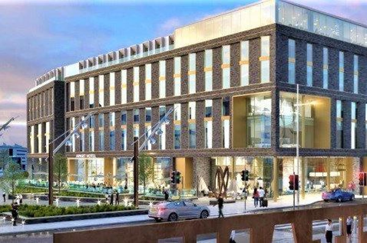 Blueprints unveiled for enormous new hotel right next to Belfast's Titanic centre in the city's old shipyard district bringing over 600 construction jobs