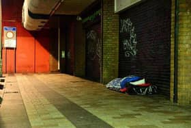 Sleeping rough on the streets