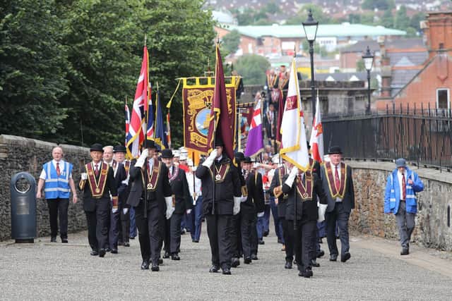 Apprentice Boys of Derry on parade