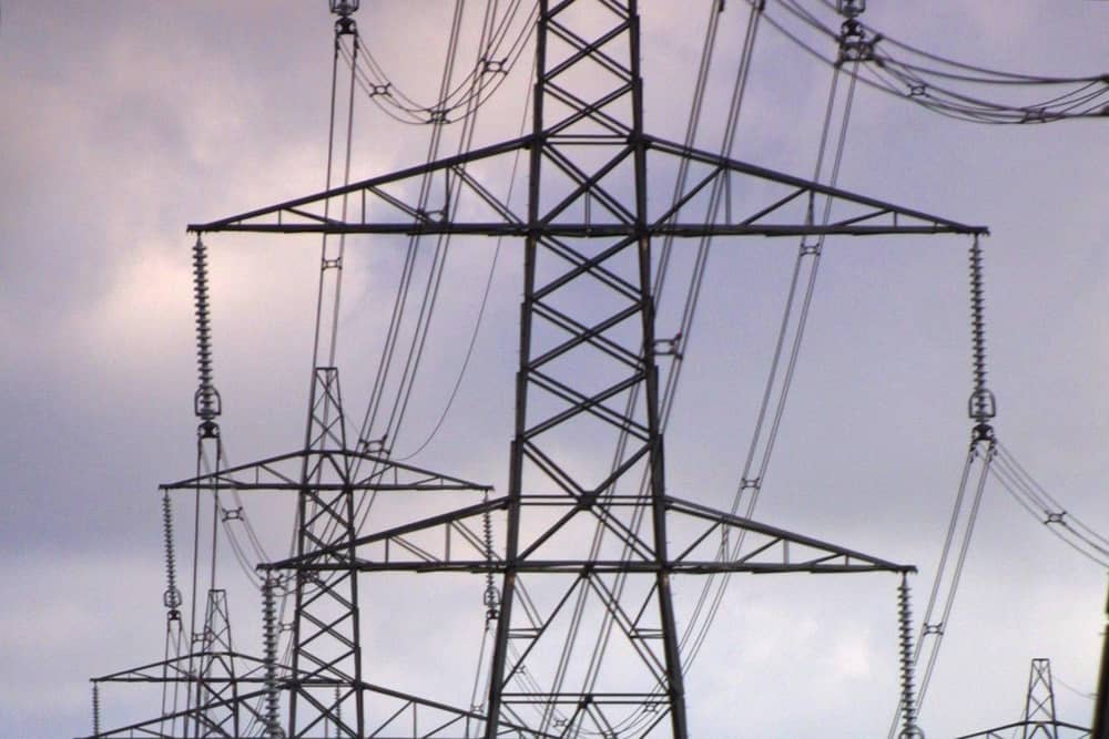 Electricity pylons