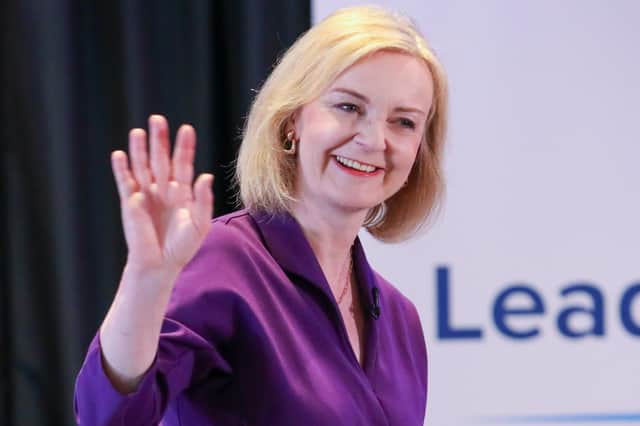 Liz Truss during her appearance at the Conservative leadership hustings at the Culloden Hotel on Wednesday