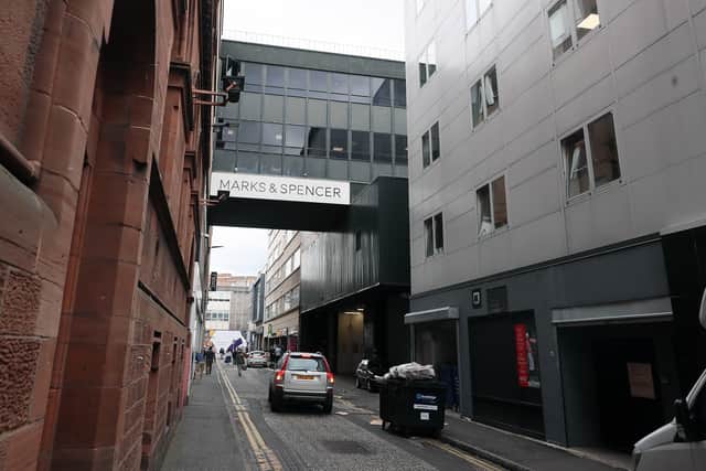 General view of Callendar Street in Belfast city centre. Photo: Jonathan Porter  / Press Eye