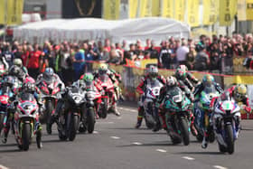 Action from the North West 200 earlier this year. This week, race chief Mervyn Whyte said there was a ‘huge question mark’ over whether the event would go ahead in 2023 unless additional financial support was found