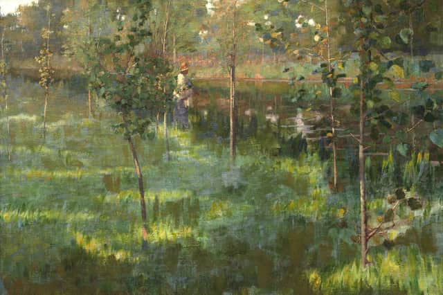 La Pecheuse, Grez-sur-Loing, 1884 by Belfast-born Sir John Lavery, part of the Mary and Ben Dunne Collection. Former supermarket tycoon Ben Dunne and his wife Mary are selling part of their personal art collection