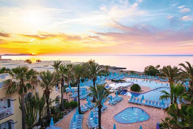 Wonderful views from the fabulous Tui Blue Aura resort in Ibiza