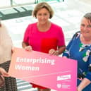 Pictured along with Angela Patterson of Gold and Brownes is Kelli McRoberts of Carrickfergus Enterprise, MEABC's Interim Chief Executive Valerie Watt and Chief Executive of Ballymena Business Centre Melanie Christie Boyle MBE.