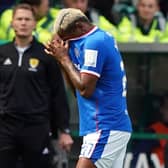 Rangers striker Alfredo Morelos who has been omitted from the squad for their crucial Champions League play-off tie against PSV Eindhoven on Wednesday night