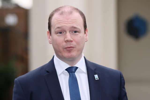 DUP
Economy Minister Gordon Lyons says full implementation of the Protocol will impact many areas of life.