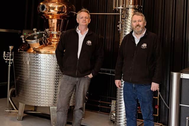 Brian Ash and Brian Nash brothers-in-law on a journey to build a new state-of-the art distillery in Tyrone