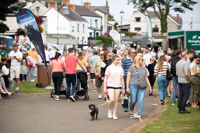 On the seafront of Ballycastle on Saturday for the Ould Lammas Fair, which runs until Tuesday.


Photo by Kelvin Boyes / Press Eye