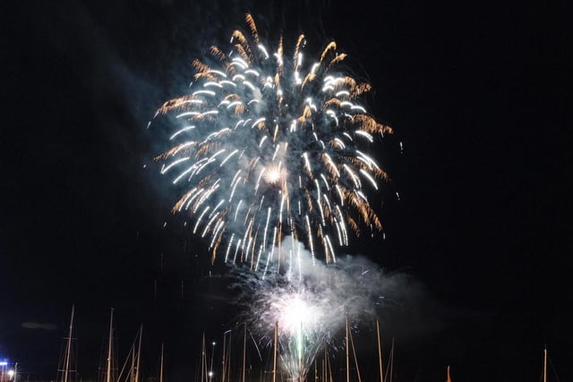 Fireworks at the Ould Lammas Fair