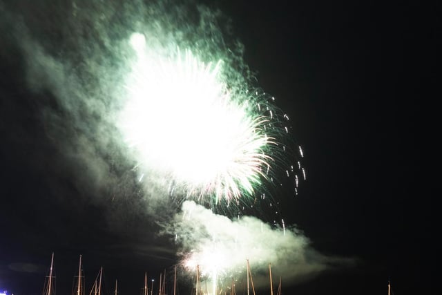 Fireworks at the Ould Lammas Fair