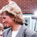 Princess Diana visits the Erne Hospital the week after the Poppy Day explosion in 1987. Pacemaker Belfast