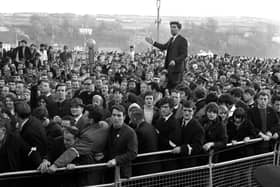 John Hume at a civil rights march. Far from being suppressed, the civil rights movement was incredibly successful
