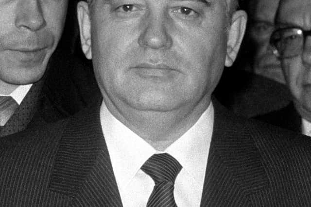 File photo dated 17/12/84 of Mikhail Gorbachev during a seven-day visit to London. Photo credit: PA/PA Wire