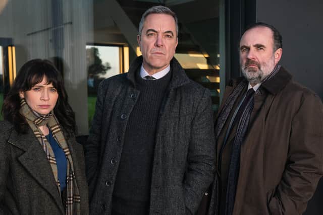 Niamh McGovern as Charlene McKenna, James Nessbitt as Tom Brannick and Jackie Twomey as Lorcan Cranitch
PIC: HTM Televison, Peter Marley