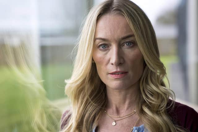 Victoria Smurfit as Olivia Foyle in Bloodlands Season Two PIC: HTM Televison, Steffan Hill