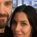 Courtney Cox and Johnny McDaid ahead of Snow Patrol's gig at Ward Park PIC: Courtney Cox/Instagram