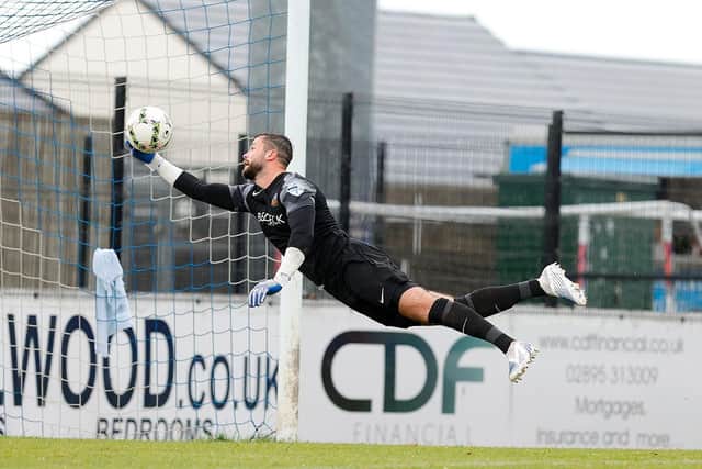 Rory Brown has impressed since joining Glenavon