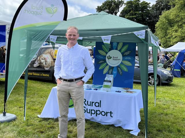 David Brown UFU President at Rural Support Stand at Castlewellan Show