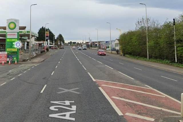 Saintfield Road, Belfast. Google image