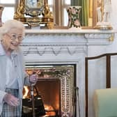 The Queen in the Drawing Room at Balmoral on Tuesday this week. Photo: PA