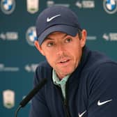 Rory McIlroy at a press conference during the Pro-Am ahead of the BMW PGA Championship at Wentworth Golf Club. Pic by PA.