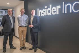 Pictured in New York are Mel Chittock, Interim CEO, Invest NI, Henry Blodget, co-founder and CEO of Insider Inc. and Economy Minister Gordon Lyons