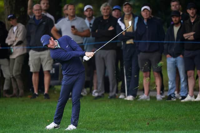 Northern Ireland’s Rory McIlroy during Pro-Am play ahead of the BMW PGA Championship. Pic by PA.