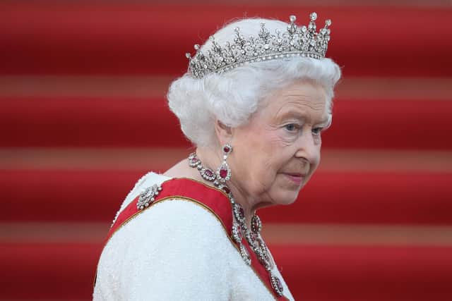 Queen Elizabeth II during a visit to Germany in 2015. Photo by Sean Gallup/Getty Images