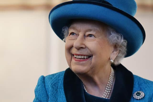 Queen Elizabeth visits the new headquarters of the Royal Philatelic society on November 26, 2019 in London, England. (Photo by Tolga Akmen - WPA Pool/Getty Images)