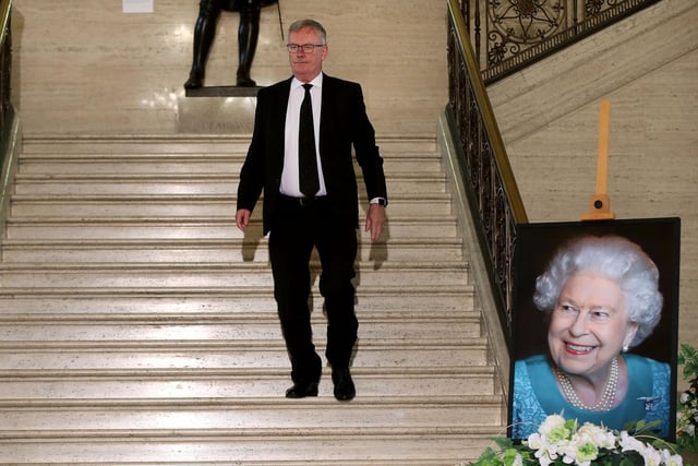 A Book of condolence opens at Stormont