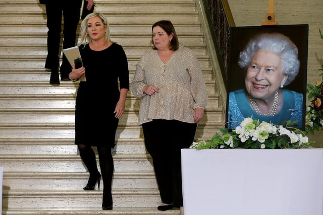 A Book of condolence opens at Stormont