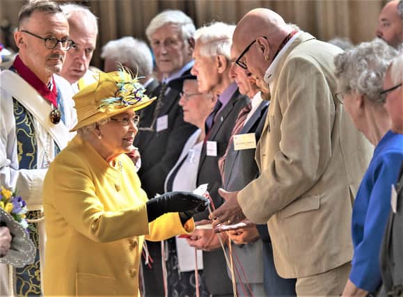 The Queen at a Maundy Thursday event in 2019, marking The Last Supper