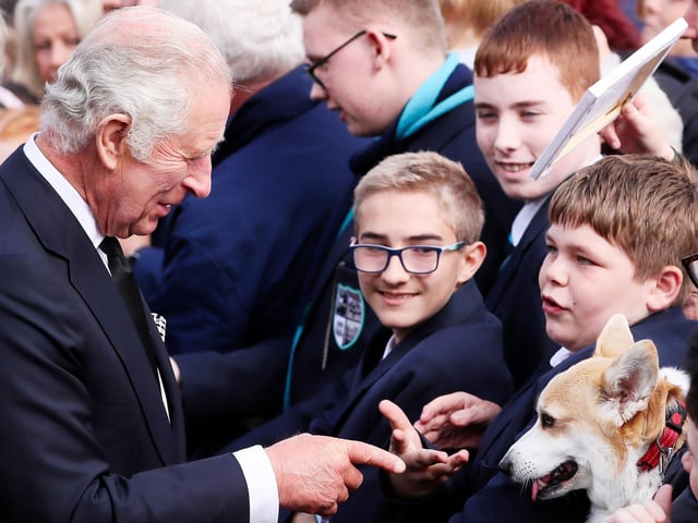 New King and Queen Consort took time to speak to well-wishers
