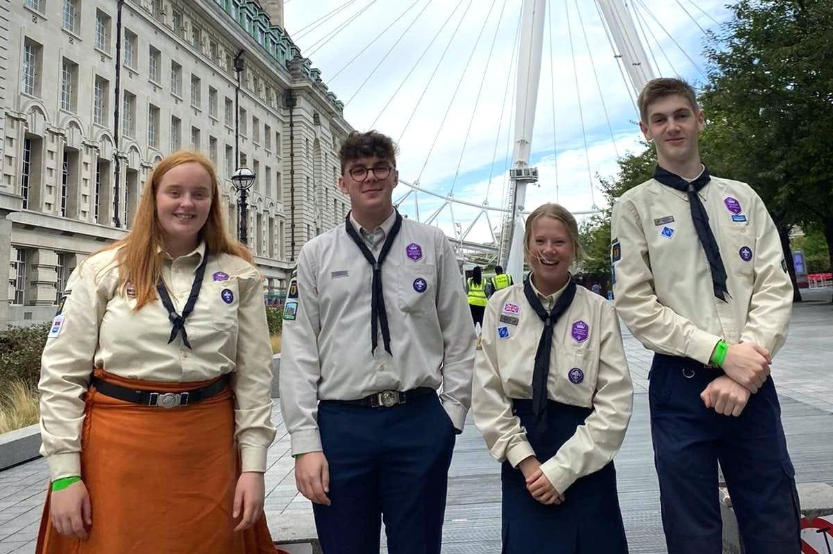 Northern Ireland Scouts lend a helping hand ahead of Queen Elizabeth's state funeral