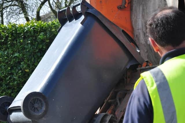 Bin collections will only take place in three council areas