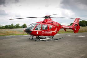Air Ambulance Northern Ireland were called to the scene of the accident