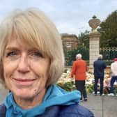 Jenny Hampton from Portadown visited Hillsborough Castle on the morning of the Queen's funeral.